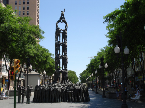 TarragonaCastellersStatue